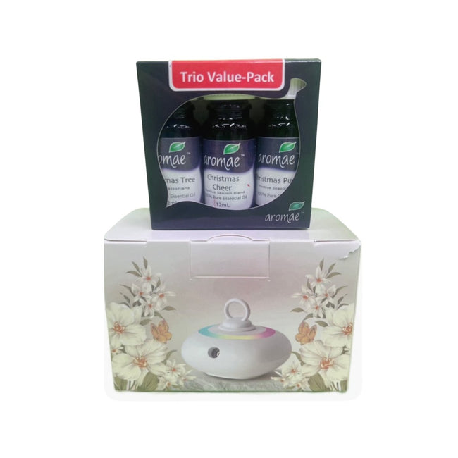 Aromae Trio Value Pack with Diffuser - Aromae Essentials