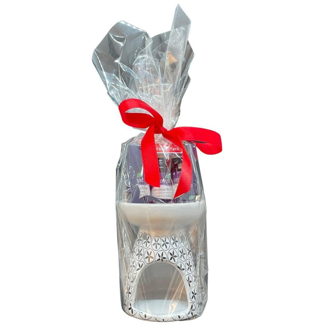 Christmas Oil Burner with Christmas Trio Pack - Aromae Essentials