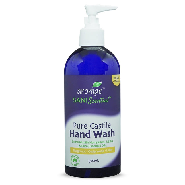 SANIScential Pure Castile Hand Wash (Bergamot) - Aromae Essentials